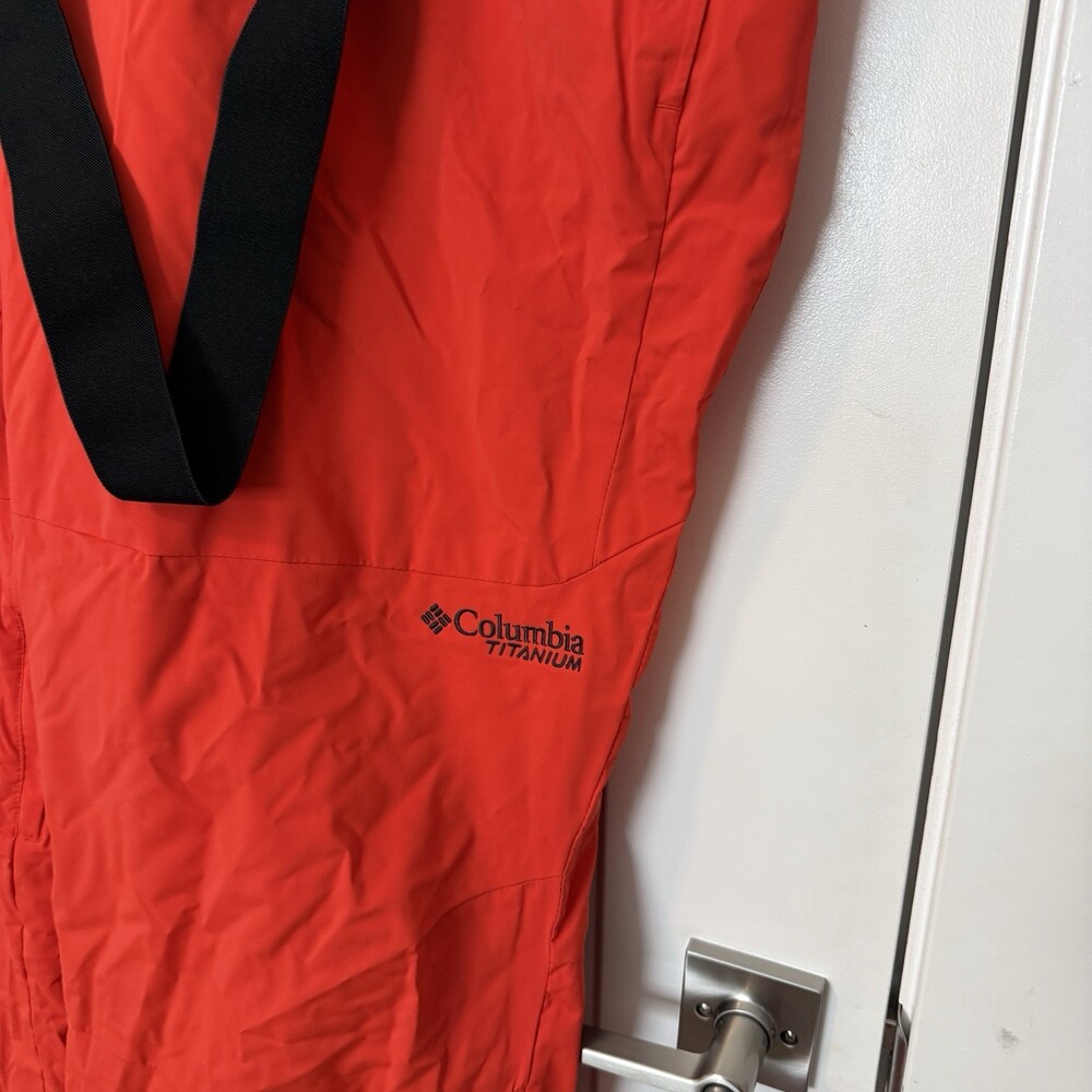 Columbia Ski Pants Mens 6X Cirque Bowl Omni-Tech Omni-Heat Titanium Orange Black - Picture 4 of 6